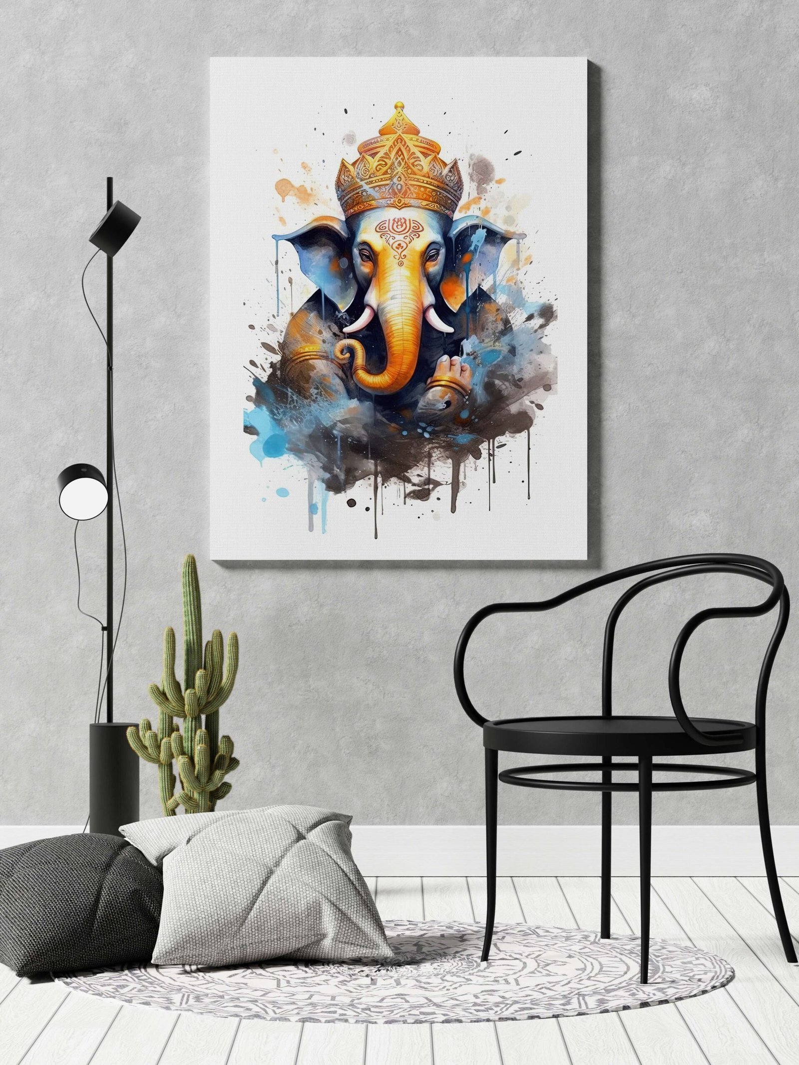 Elegant Framed Canvas Art for Bedroom & Living Rooms